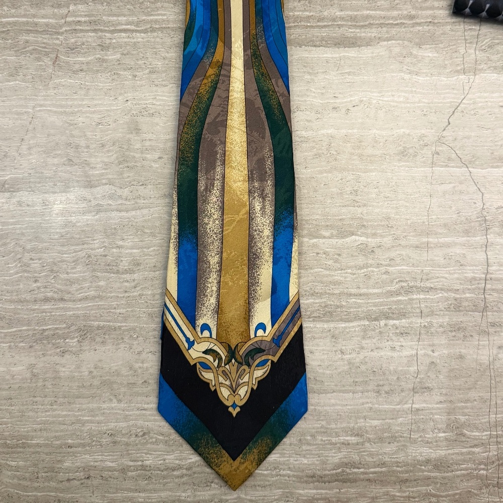 Alexander Lloyd Extra Long 64" Mens Tie for Tall men 100% Silk!